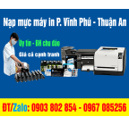 Nạp mực máy in phường Vĩnh Phú Thuận An Bình Dương