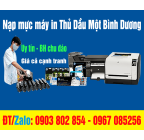 Nạp mực máy in Thủ Dầu Một Bình Dương - Dịch vụ tận nơi