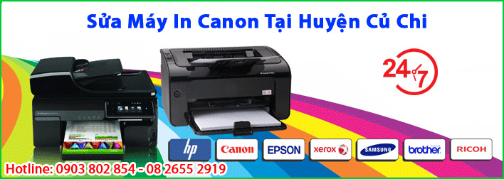 Sửa máy in Canon huyện Củ Chi