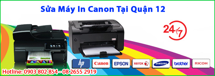Sửa máy in Canon quận 12