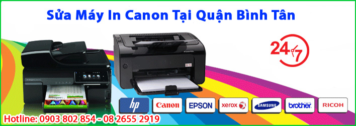 Sửa máy in Canon quận Bình Tân