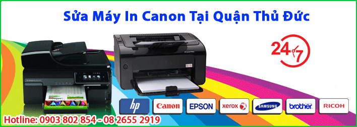 Sửa máy in Canon quận Thủ Đức