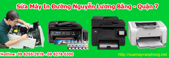 Dịch vụ sửa máy in tận nơi đường Nguyễn Lương Bằng quận 7