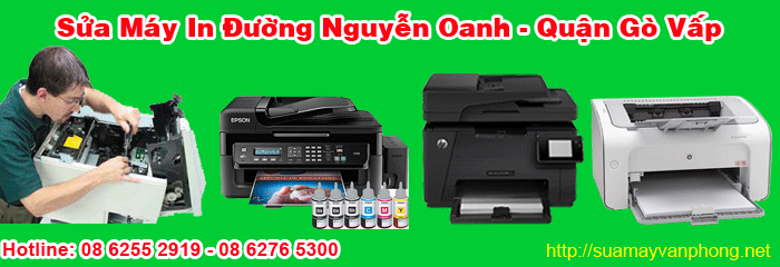 Dịch vụ sửa máy in tận nơi đường Nguyễn Oanh quận Gò Vấp