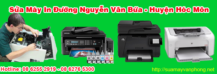 Dịch vụ sửa máy in tận nơi đường Nguyễn Văn Bứa huyện Hóc Môn