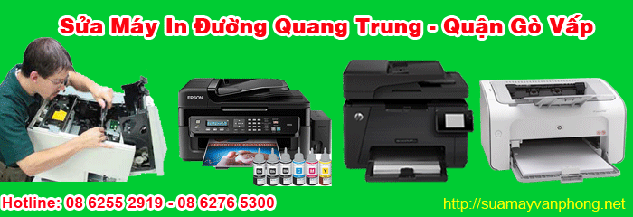 Dịch vụ sửa máy in tận nơi đường Quang Trung quận Gò Vấp