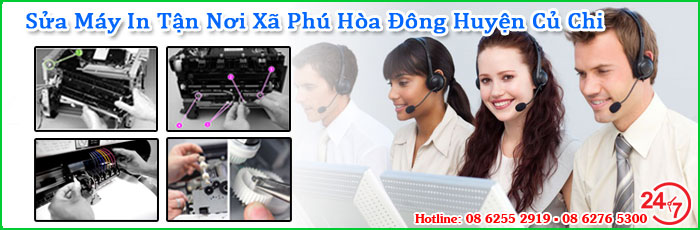 Sửa máy in xã Phú Hòa Đông huyện Củ Chi