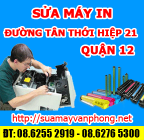 Sửa máy in đường Tân Thới Hiệp 21 - Quận 12