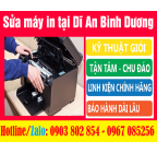 Sửa máy in tại Dĩ An | Nhanh chóng - Uy tín - BH Tận Nơi