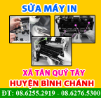 Sửa máy in xã Tân Quý Tây huyện Bình Chánh